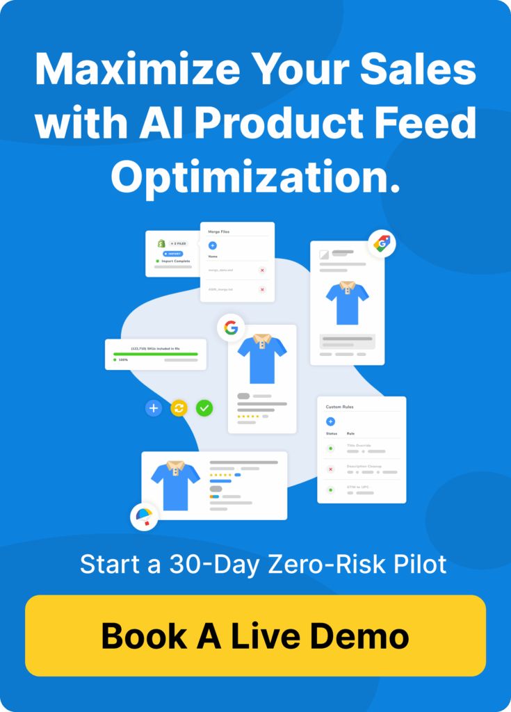 FeedOps Google Shopping Feed Optimization Free Trial CTA